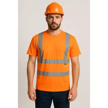 reflexní vesta Funkční reflexní triko PORTWEST RT23, oranžové, vel. XXL