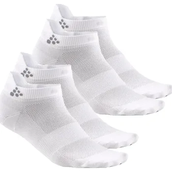 Dámské ponožky Craft 1905043 Shaftless 2-pack bílá 40 - 42