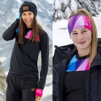 Dámské tričko Drexiss Dámské termotriko shapes pink M