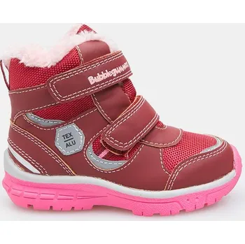 Dívčí obuv Bubblegummers dívčí zimní obuv červené, vel. 23