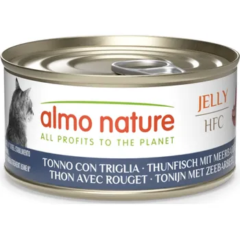 Krmivo pro kočku 6x70g Almo Nature HFC Jelly - tuňák s parmicí