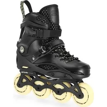 Kolečkové brusle Spokey FREESPO Freeskate kolečkové brusle, černé, vel. 38/39