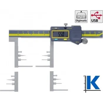 Měřicí přístroj Digitální posuvné měřidlo 150mm ABS IP54 s vyměnitelnými doteky , KMITEX KCZ-6042.8.150