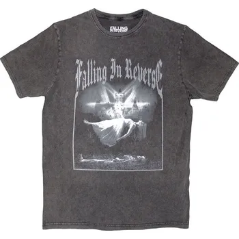 Pánské tričko Falling in Reverse Tričko Floating Stone Wash Unisex Charcoal Grey S