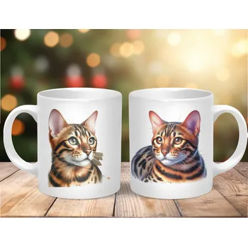 Hrnek 330ml, BENGÁLSKÁ KOČKA, cena za 1 ks