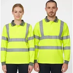 Funkční reflexní polokošile, dlouhý rukáv PORTWEST HI-VIS S277, Žlutá, vel. L
