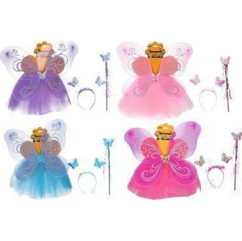 Karnevalový kostým Wiky Set karneval - víla světle růžová