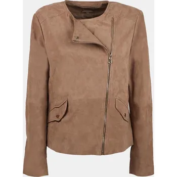 Dámská casual bunda Baťa dámská semišová bunda pískové, vel. S