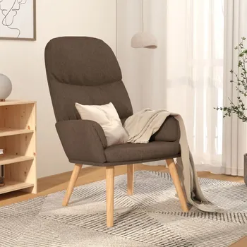 Křeslo vidaXL Relaxační křeslo textil [340994] Barva: taupe