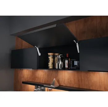 Nábytkové kování KESSEBÖHMER Výklop FreeSpace Mini a Forte s tlumeným dovřením - bílý Síla výklopu: Mini E