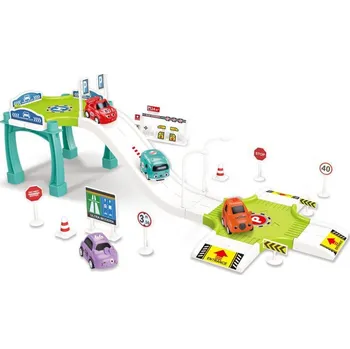 autodráha WOOPIE Parkovací garáž + 3 autíčka