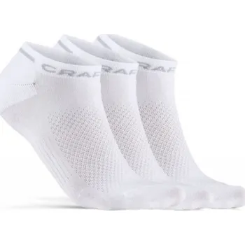Dámské ponožky Craft 1910639 Dry Shaftless 3-pack - bílá 43 - 45