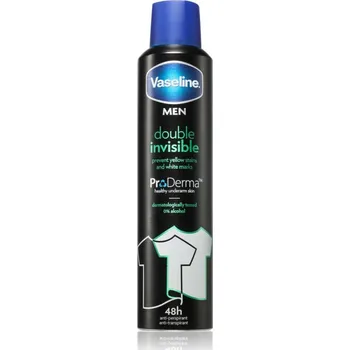 Vaseline Double Invisible Men antiperspirant ve spreji pro muže 250 ml