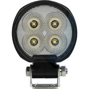 Průmyslové svítidlo LED Bodové svítidlo pro automobil BLACK LED/40W/10-30V IP69 5700K kulatý