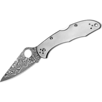 kapesní nůž Spyderco Delica 4 Titanium Damascus C11TIPD
