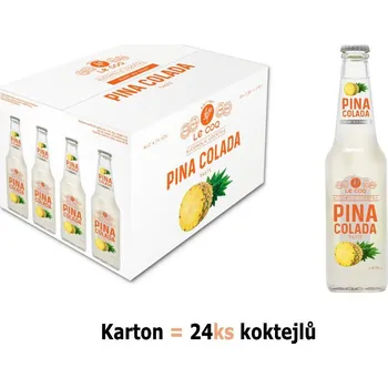 Míchaný nápoj Le Coq Piña Colada 24×0,33 l | Výhodné balení tropických drinků