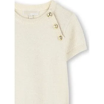 Dámské šaty Michael Kors Úpletové šaty R30296 D Béžová Regular Fit 14Y