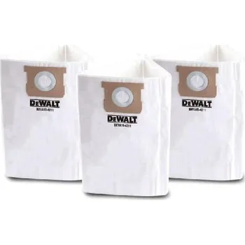 Sáček do vysavače DeWALT - Náhradní sáčky do vysavače, 3 ks DEW100517