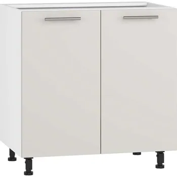 Kuchyňská skříňka Dolní skříňka Vento D-80/82, bílá / krémová