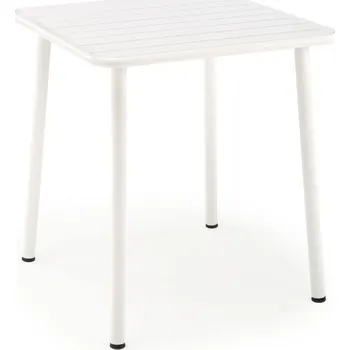 Zahradní stůl Zahradní stůl BOSCO — 70 x 70 cm, kov, bílá