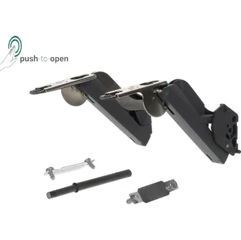 Nábytkové kování KESSEBÖHMER Výklop FreeSpace Mini a Forte PTO bezúchytkové otevírání - antracit Síla výklopu: Mini C