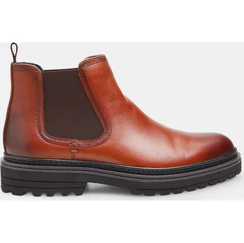 Pánské polobotky Baťa pánské kožené chelsea hnědé, vel. 46