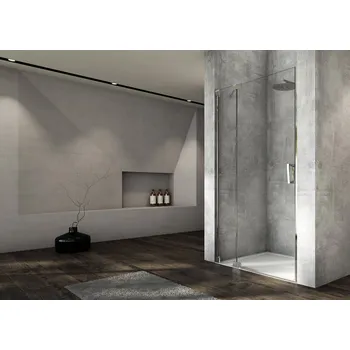 Sprchové dveře Ronal CADURA CA13 jednokřídlé sprchové dveře 120 cm Šířka: 1200 mm, Profil: Aluchrom, Sklo: Screen 87