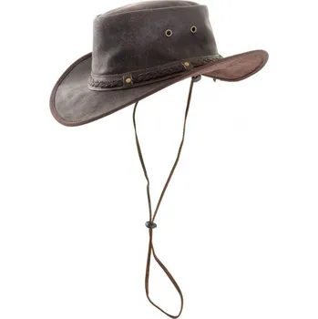 Klobouk Origin Outdoors Klobouk kožený CRUSHABLE 60-61