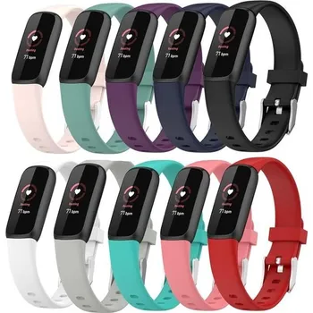 Sporttester Náramek MAKACTUA kompatibilní s Luxe náramkem pro ženy i muže, silikonový náhradní řemínek pro