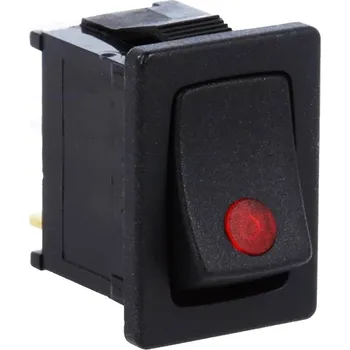 vypínač R13-66B2-02-BBR kolébkový spínač