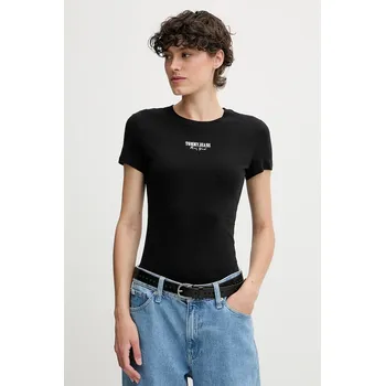 Dámské tričko Tričko Tommy Jeans DW0DW20913 černá 99X, vel. XS