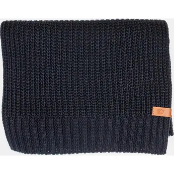 Šála Baťa pánská zimní úpletová šála modré, vel. Černá