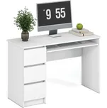 Psací stůl Canley, bílá