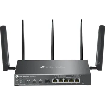 Mobilní telefon TP-Link ER706WP-4G Omada VPN Router, 2x Nano SIM, AX3000 WiFi 6, 1x SFP GWAN, 1x GWAN, 4x GLAN PoE+