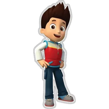 Samolepící dekorace Impol Trade 3D Pěnová dekorace na zeď Tlapková patrola Ryder SRPP-005 rozměr 22 x 20 cm