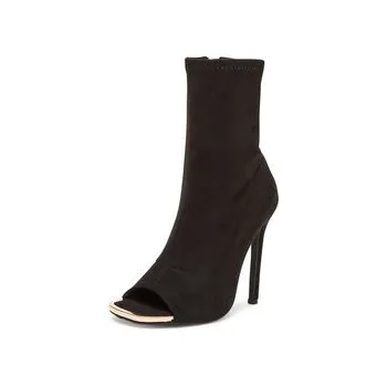 Dámská obuv Polokozačky DeeZee LW0606-1 Černá 41