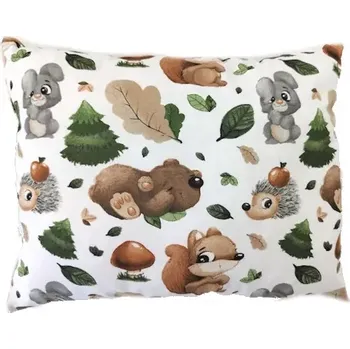 Dekorativní polštářek Dekorační polštář veverka, ježek, medvěd 40 x 30 cm | RTex