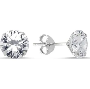 Náušnice Olivie Stříbrné náušnice 8 mm ZORA 1283 Ag 925; ≤1,55 g.