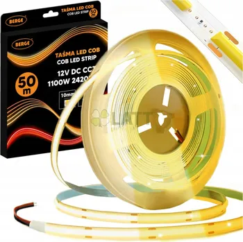 LED osvětlení BERGE LED pásek COB Neon CCT 12V - 608D - 22W/m - IP20 - 2200lm/m - 50m