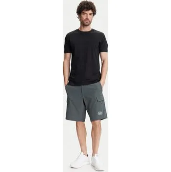 Pánské kraťasy EA7 Emporio Armani Sportovní kraťasy 7M000196 AF13554 U8109 Šedá Regular Fit 3XL