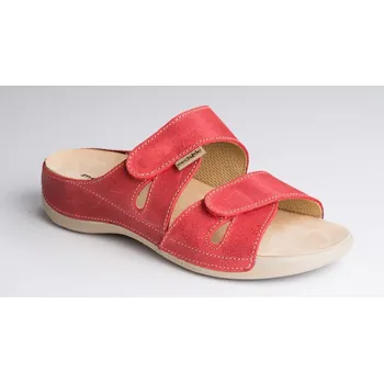 Dámská zdravotní obuv MEDISTYLE dámská zdravotní pantofel ELEN červená Velikost: 37