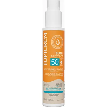 Přípravek na opalování Topicrem SUN PROTECT Hydratační sprej na opalování SPF50+ 150 ml