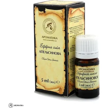 AROMATIKA Pomerančový olej, 100% přírodní, Aromatika, 5 ml