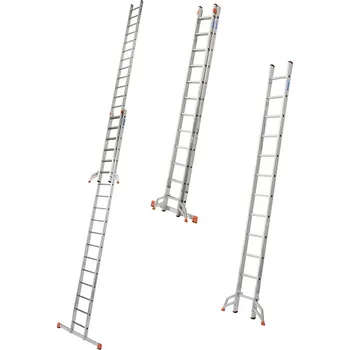 Žebřík KRAUSE 129352 žebřík PROFI 2x18 příček dvoudílný opěrný