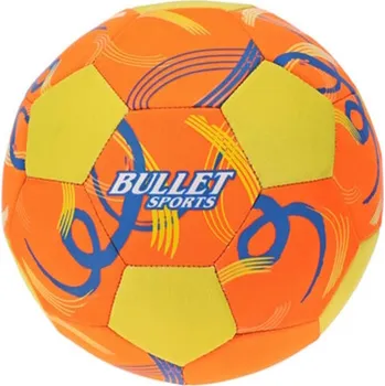 Fotbal NEOPRENOVÝ FOTBALOVÝ MÍČ BULLET SPORTS VELIKOST 5 ORANŽOVÝ
