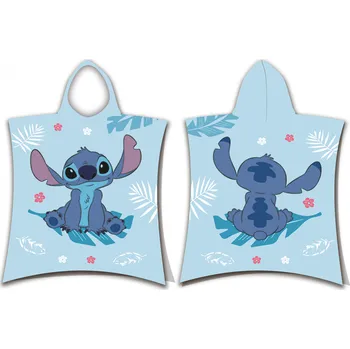 Dětské pončo Lilo and Stitch Blue 50x115 cm