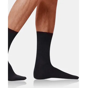 Pánské ponožky Bellinda Pánské Tmavě šedé pánské ponožky Bellinda COTTON MAXX MEN SOCKS Šedá 43-46 (2619799)
