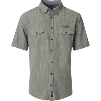 Pánská košile Košile Casamoda Green Linen 7XL