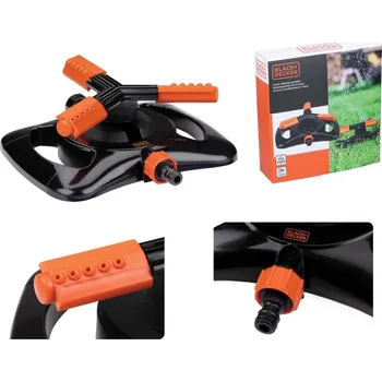 Zahrada OTOČNÝ ZAVLAŽOVAČ 3 RAMENNÝ 15 DYSZ BLACK+DECKER