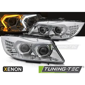 Přední světlomet XENON SVĚTLOMETY LED CHROME pro BMW E90/E91 LCI 09-11